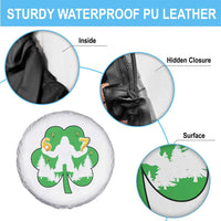 St Patricks Day Bigfoot Shamrock Spare Tire Cover Six Seven Meme