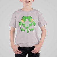 St Patricks Day Bigfoot Shamrock T Shirt For Kid Six Seven Meme