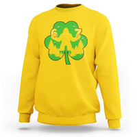 St Patricks Day Bigfoot Shamrock Sweatshirt Six Seven Meme