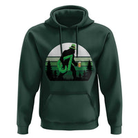 Funny St Patricks Bigfoot Says Six Seven Hoodie Gen Z Irish Gift