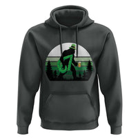 Funny St Patricks Bigfoot Says Six Seven Hoodie Gen Z Irish Gift