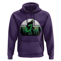 Funny St Patricks Bigfoot Says Six Seven Hoodie Gen Z Irish Gift