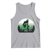 Funny St Patricks Bigfoot Says Six Seven Tank Top Gen Z Irish Gift