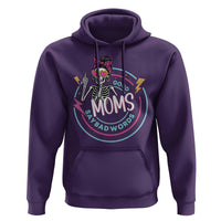 Funny Skeleton Mom Graphic Hoodie Good Moms Say Bad Words