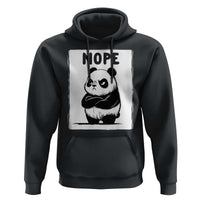 Grumpy Panda Says Nope Hoodie Japanese Aesthetic Panda Bear Graphic