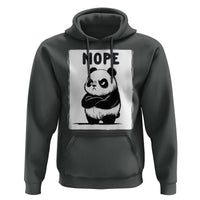 Grumpy Panda Says Nope Hoodie Japanese Aesthetic Panda Bear Graphic