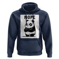 Grumpy Panda Says Nope Hoodie Japanese Aesthetic Panda Bear Graphic