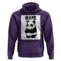 Grumpy Panda Says Nope Hoodie Japanese Aesthetic Panda Bear Graphic