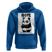 Grumpy Panda Says Nope Hoodie Japanese Aesthetic Panda Bear Graphic