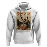 Funny Panda Eating Ramen Scrolling Phone Hoodie Japanese Art Aesthetic