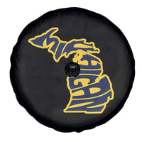 Michigan Lover State Map Pride Souvenir Gift Spare Tire Cover