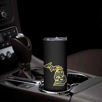 Michigan Lover State Map Pride Souvenir Gift Skinny Tumbler