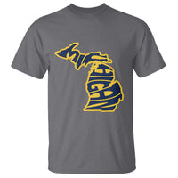 Michigan Lover State Map Pride Souvenir Gift T Shirt