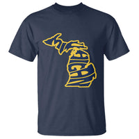 Michigan Lover State Map Pride Souvenir Gift T Shirt