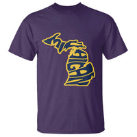 Michigan Lover State Map Pride Souvenir Gift T Shirt