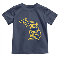 Michigan Lover State Map Pride Souvenir Gift Toddler T Shirt