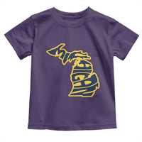 Michigan Lover State Map Pride Souvenir Gift Toddler T Shirt