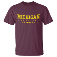 Michigan 2026 Basketball Victory T Shirt Champions Pride Fan Gift
