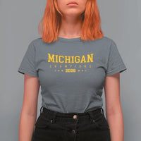 Michigan 2026 Basketball Victory T Shirt For Women Champions Pride Fan Gift