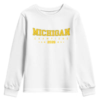 Michigan 2026 Basketball Victory Youth Sweatshirt Champions Pride Fan Gift