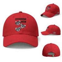 Proud Chihuahua Mom Baseball Cap Ankle Biter Dog Lover