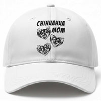 Proud Chihuahua Mom Baseball Cap Ankle Biter Dog Lover