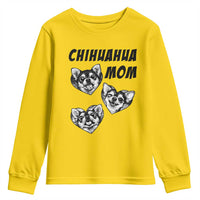 Proud Chihuahua Mom Youth Sweatshirt Ankle Biter Dog Lover