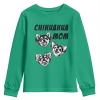 Proud Chihuahua Mom Youth Sweatshirt Ankle Biter Dog Lover