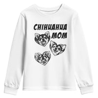 Proud Chihuahua Mom Youth Sweatshirt Ankle Biter Dog Lover