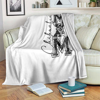 Chihuahua Mom Gift Throw Blanket Mothers Day Dog Lover