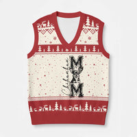 Chihuahua Mom Gift V-Neck Knit Sweater Vest Mothers Day Dog Lover