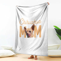 Proud Dog Mom Chihuahua Throw Blanket Mothers Day Lover Gift