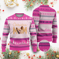 Proud Dog Mom Chihuahua Ugly Christmas Sweater Mothers Day Lover Gift