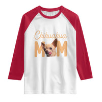Proud Dog Mom Chihuahua Raglan Shirt Mothers Day Lover Gift