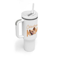 Proud Dog Mom Chihuahua Tumbler With Handle Mothers Day Lover Gift