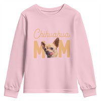 Proud Dog Mom Chihuahua Youth Sweatshirt Mothers Day Lover Gift