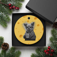 Funny Chihuahua Coffee Lover Ceramic Ornament Do Not Talk To Me Yet