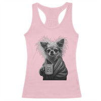 Funny Chihuahua Coffee Lover Racerback Tank Top Do Not Talk To Me Yet
