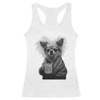 Funny Chihuahua Coffee Lover Racerback Tank Top Do Not Talk To Me Yet