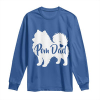 Proud Pomeranian Dad Long Sleeve Shirt Small Breed Dog Owner Gift