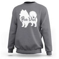 Proud Pomeranian Dad Sweatshirt Small Breed Dog Owner Gift