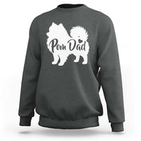 Proud Pomeranian Dad Sweatshirt Small Breed Dog Owner Gift