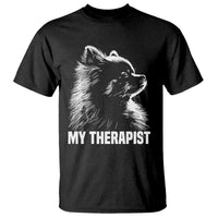My Therapist Is A Pomeranian T Shirt Dog Lover Gift Idea