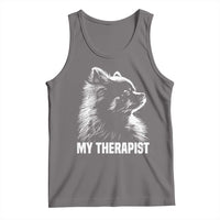 My Therapist Is A Pomeranian Tank Top Dog Lover Gift Idea
