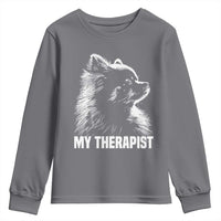 My Therapist Is A Pomeranian Youth Sweatshirt Dog Lover Gift Idea