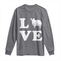 Love Pomeranian Long Sleeve Shirt Cute Pom Dog Lover Gift