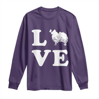 Love Pomeranian Long Sleeve Shirt Cute Pom Dog Lover Gift