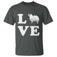 Love Pomeranian T Shirt Cute Pom Dog Lover Gift