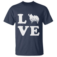 Love Pomeranian T Shirt Cute Pom Dog Lover Gift
