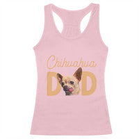 Proud Chihuahua Dad Racerback Tank Top Ankle Biter Dog Lover